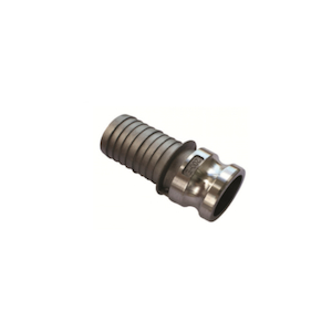 Aluminium Type E Camlock Fittings Hose Tail x Male Adaptor