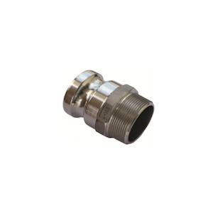 Aluminium Type F Camlock Fittings BSPM x Male Adaptor