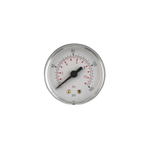 50mm Plastic rear entry 1/4 Pressure Gauge