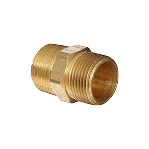 Plumbing goods wholesaling: Brass Hex Nipple