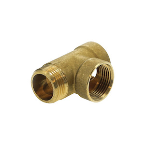 Brass 3-Way Tee for Vertical Pressure Tank