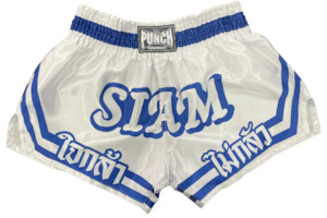 THAI SHORTS - Siam™ - WHITE/BLUE x2