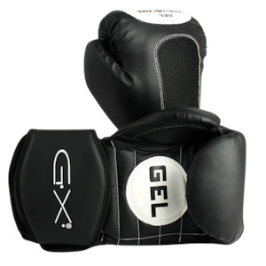 BOXING GLOVE/PAD HYBRID - Punchfit® - L - BLACK