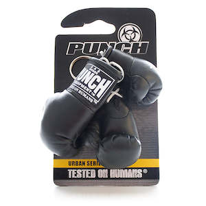 BOXING GLOVES - Mini + KEY RING PACK - BLACK