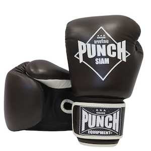 BOXING GLOVES - Siam™ - LEATHER - 12OZ - CHOCOLATE