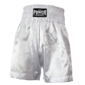 BOXING SHORTS - PRO - Large - WHITE