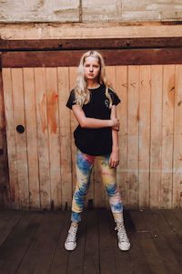 Tie Dye 7/8th Lily Leggings