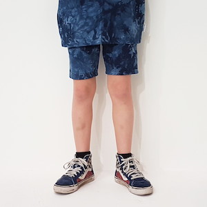 Blue Tie Dye Trackie Shorts – 2 year