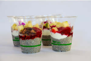 Punnet Catering: Individual Chia Pots x 6