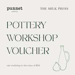 Pottery Workshop - Gift Voucher