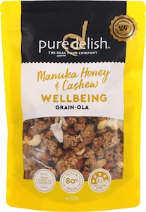 Manuka Honey & Cashew (Wellbeing) Grain-ola 350g