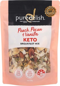 Peach, Pecan & Vanilla Breakfast Mix 350g