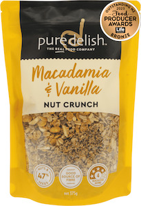 Macadamia & Vanilla Nut Crunch 375g