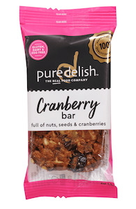 Food manufacturing: Cranberry Bar Box (18 Bars)