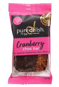 Food manufacturing: Cranberry Choc Bar Box (18 bars)