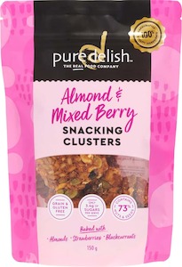 Almond & Mixed berry Snacking Clusters 150g