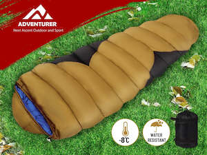 Camping Mummy Sleeping Bag Single  -8°C * Kiaki