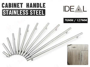 Kitchen Cabinet Door Handles Stainless Steel * Silver 8 Sizes