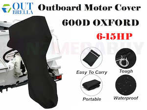 600D Tough Full Outboard Boat Motor Engine Cover Dust Rain Protection * 5 Sizes