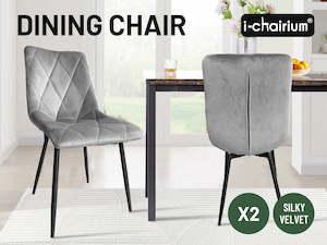 Homewares: Dining Chairs Kitchen Velvet Chair * 2&4Pcs