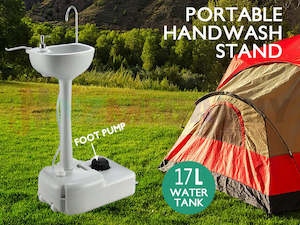 Camping Portable Sink Wash Stand 17L Water Capacity