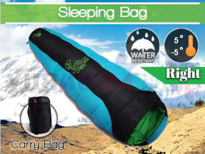 Camping Mummy Sleeping Bag Single  -5°C *Blue/Black