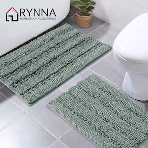 2 Piece Bathroom Set Bathroom Rugs Bath Mat Set*Sage