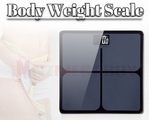 180KG Digital Fitness Weight Bathroom  Scale *Black