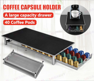 Coffee Capsules Pod Holder rack storage Organizer Stand