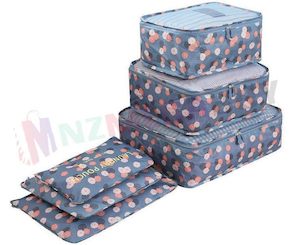 Homewares: Travel Organiser Clothes Bag 6PC SET * 8 Colors