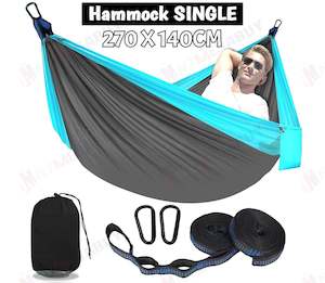 Homewares: Camping Hammock Single*Blue