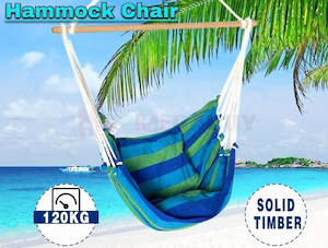 Homewares: Hammock Chair Hanging Swing Pillow "Blue