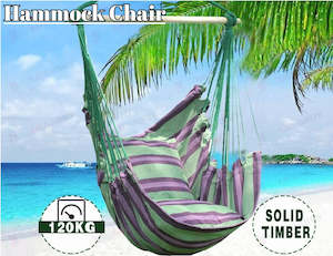 Hammock Chair Hanging Swing Pillow * Purple