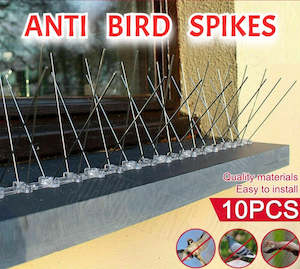 Anti BIRD SPIKES Pigeon Deterrent Pest Control 10pc 300 spikes