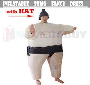 Homewares: SUMO Fancy Dress Fan Inflatable Costume Suit with Hat