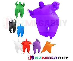 Inflatable Fancy Chub Fat Masked Suit Costume Blow Up Dress *9 Colors