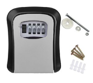 Weather Resistant 4 Digit Wall Mounted Key Safe Box Storage * 4 Colors