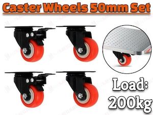 Swivel Caster 50mm Transport Rolling Wheel Set