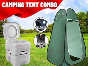 20L Outdoor Portable Toilet Camping Shower Tent / Carry Bag/ Pop Up Change Room