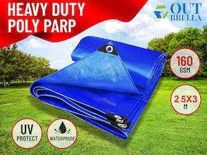 Homewares: Tarpaulin Tarp Canvas Camping Poly Tarps Heavy Duty Cover 160gsm *10 Sizes