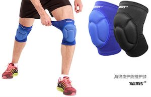 1 pair Soccer Skating Sponge Pad Knee Support Brace *2 Col