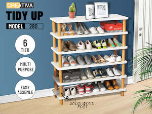 Shoe Rack Cabinet with solid wood post * 2 Sizes