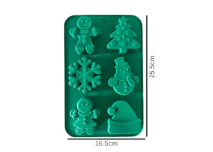 Christmas Soap Mold - 6 Cavity