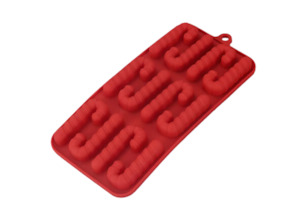 Candle Molds: Candy Cane Mold - 12 Cavity