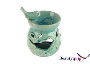 Flora Bird Bath Ceramic Oil Burner - Bird