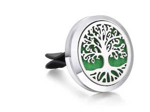 Car Aromatherapy Diffuser / Tree of Life / Vent Essential Oil Diffuser + 10 Pads