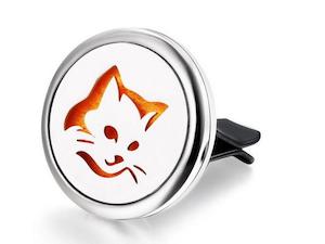 Car Aromatherapy Diffuser / Cat Face / Vent Diffuser / Essential Oil Diffuser