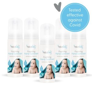 Health: Purely Baby Hand Sanitiser bundle – 5x 50ml bottles