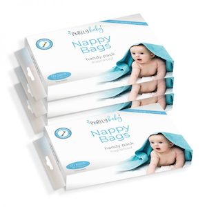 Purely Baby Nappy Bags bundle – 5x 50 bag packs