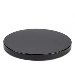 Black Metal Flat Lid (3-Wick)